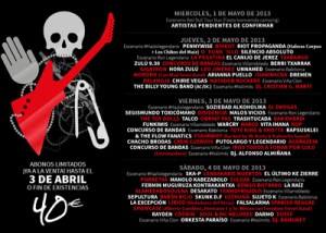 Viñarock 2013 Horarios Cartel